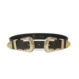 B-low the Belt Leather Bri Bri Waist Belt in gold